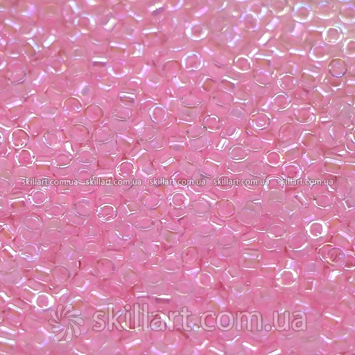 Бисер DB-55 Miyuki Delica Beads 11/0 (прокрашенный радужный, розовый)
